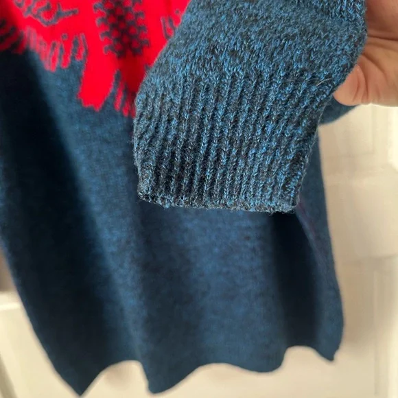 3/$20 💥 JP Knits Vintage Sweater Embroidered Double Headed Eagle Collared USA - Picture 9 of 16